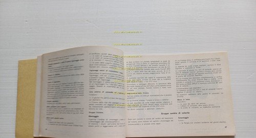 Moto Guzzi Ercole 500 1964 manuale officina originale workshop manual