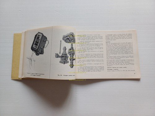 Moto Guzzi Ercole 500 1964 manuale officina originale workshop manual