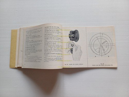 Moto Guzzi Ercole 500 1964 manuale officina originale workshop manual