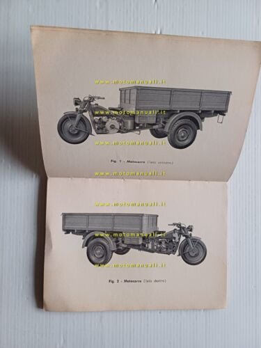 Moto Guzzi Ercole 500 1964 manuale uso manutenzione libretto originale