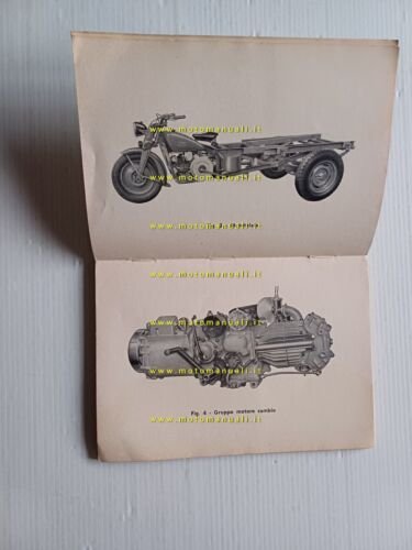 Moto Guzzi Ercole 500 1964 manuale uso manutenzione libretto originale