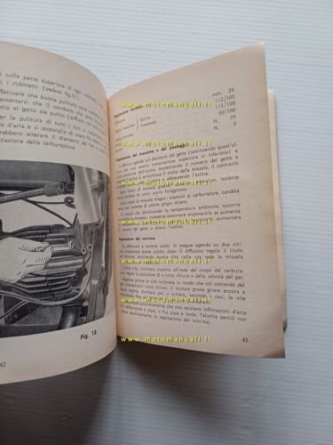 Moto Guzzi Ercole 500 1964 manuale uso manutenzione libretto originale