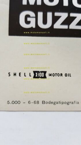 MOTO GUZZI Ercole 500 Motocarro 1968 depliant originale motorcycle brochure