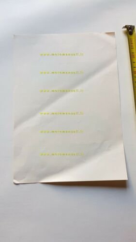 MOTO GUZZI Ercole 500 Motocarro 1968 depliant originale motorcycle brochure