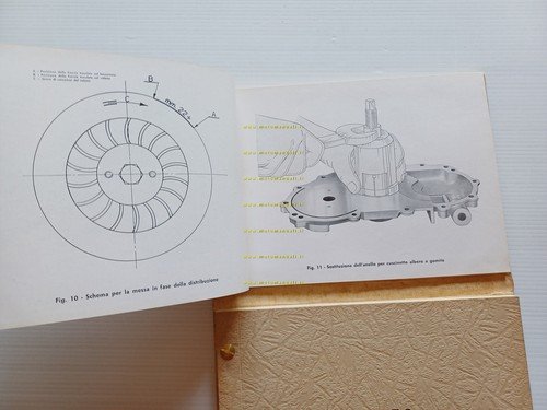 Moto Guzzi Ercolino 192 1956-57 manuale officina originale motocarro shop …