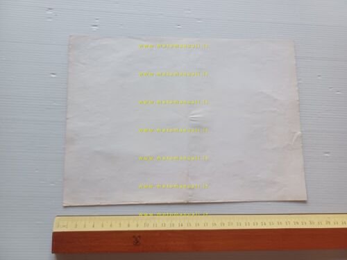 Moto Guzzi Ercolino 192 1958 motocarro depliant italiano originale