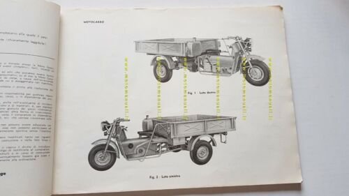 Moto Guzzi ERCOLINO 192 1959 catalogo ricambi ORIGINALE spare parts …