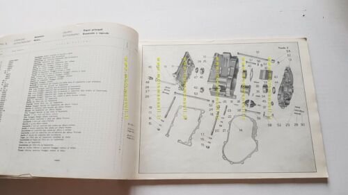Moto Guzzi ERCOLINO 192 1959 catalogo ricambi ORIGINALE spare parts …