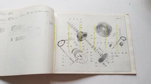 Moto Guzzi ERCOLINO 192 1959 catalogo ricambi ORIGINALE spare parts …