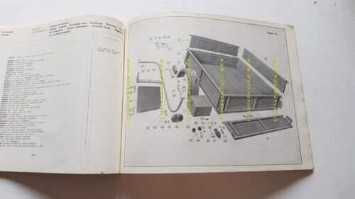 Moto Guzzi ERCOLINO 192 1959 catalogo ricambi ORIGINALE spare parts …