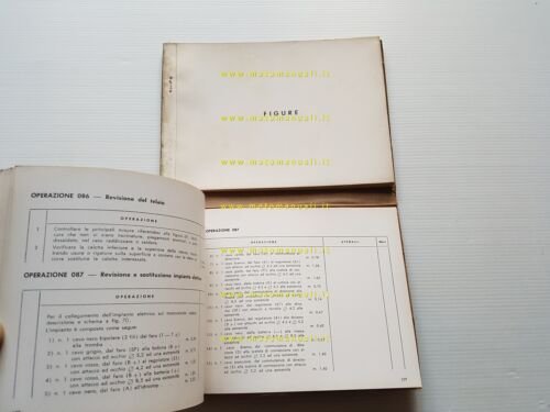 Moto Guzzi Ercolino 192 1960 manuale officina originale motocarro shop …