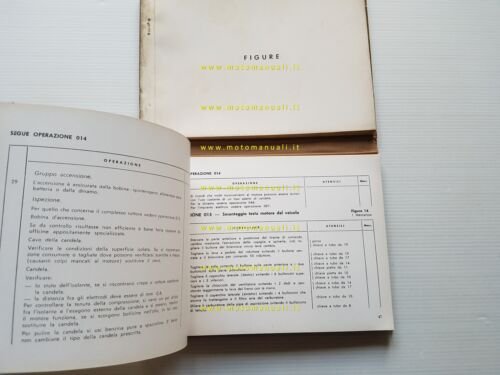 Moto Guzzi Ercolino 192 1960 manuale officina originale motocarro shop …