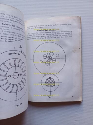 Moto Guzzi ERCOLINO 192 1960 manuale uso originale MOTOCARRO italiano