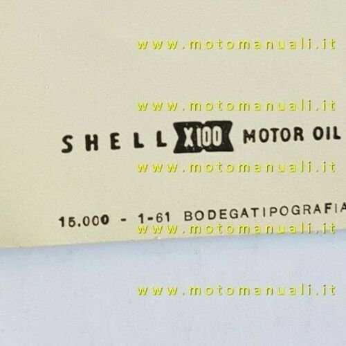 MOTO GUZZI Ercolino 192 1961 depliant originale Motocarro 3-wheeler brochure