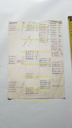 Moto Guzzi Ercolino 192 1964 depliant originale motocarro brochure