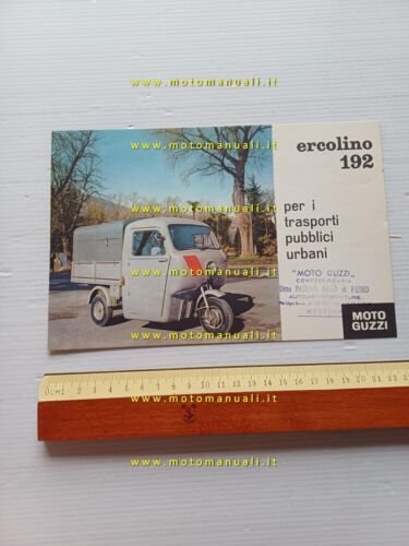 Moto Guzzi Ercolino 192 Trasporti Urbani depliant ITALIANO originale