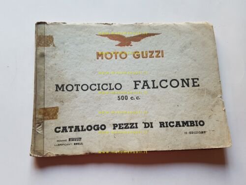 MOTO GUZZI Falcone 500 1951 catalogo ricambi originale spare parts …