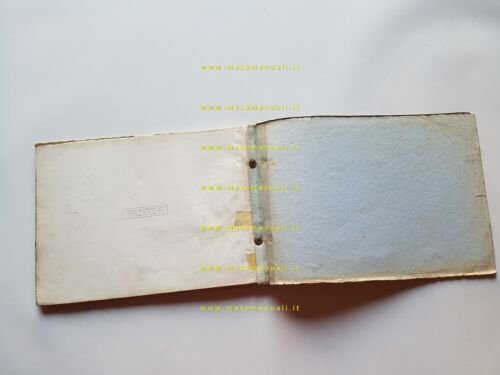 MOTO GUZZI Falcone 500 1951 catalogo ricambi originale spare parts …