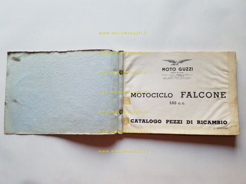 MOTO GUZZI Falcone 500 1951 catalogo ricambi originale spare parts …