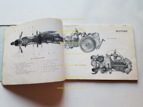 MOTO GUZZI Falcone 500 1951 catalogo ricambi originale spare parts …