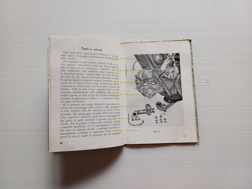 Moto Guzzi Falcone 500 1951 manuale uso manutenzione libretto originale