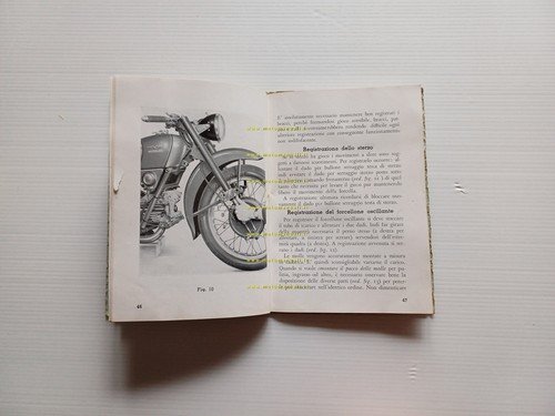 Moto Guzzi Falcone 500 1951 manuale uso manutenzione libretto originale