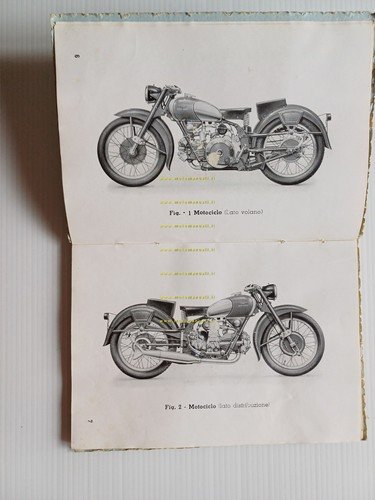 Moto Guzzi Falcone 500 1951 manuale uso manutenzione libretto originale