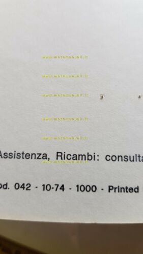 Moto Guzzi Falcone 500 Sahara - Turismo 1974 manuale uso …