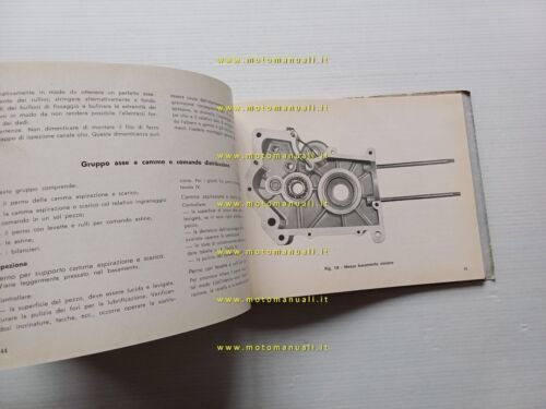 Moto Guzzi Falcone 500 Sport-Turismo 1956 manuale officina originale