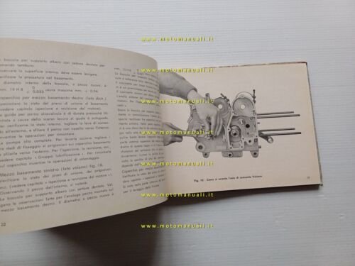 Moto Guzzi Falcone 500 Sport-Turismo 1956 manuale officina originale