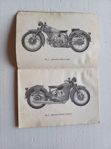 Moto Guzzi Falcone 500 Sport-Turismo 1963 manuale uso manutenzione originale