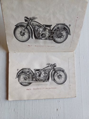 Moto Guzzi G.T.V. 500 1948 manuale uso manutenzione libretto istruzioni …