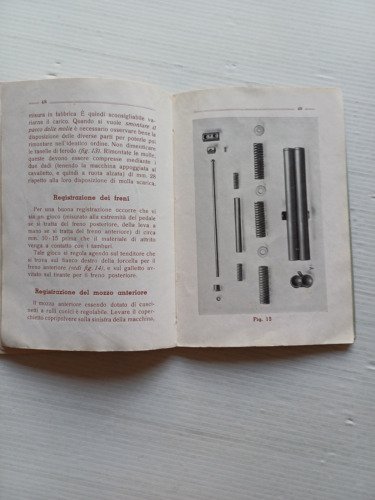 Moto Guzzi G.T.V. 500 1948 manuale uso manutenzione libretto istruzioni …