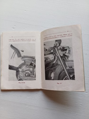 Moto Guzzi G.T.V. 500 1948 manuale uso manutenzione libretto istruzioni …