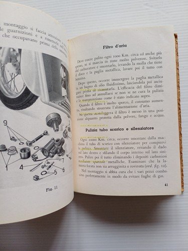 Moto Guzzi Galletto 160 1950 manuale uso manutenzione libretto ORIGINALE