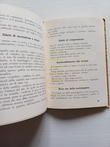 Moto Guzzi Galletto 160 1950 manuale uso manutenzione libretto ORIGINALE