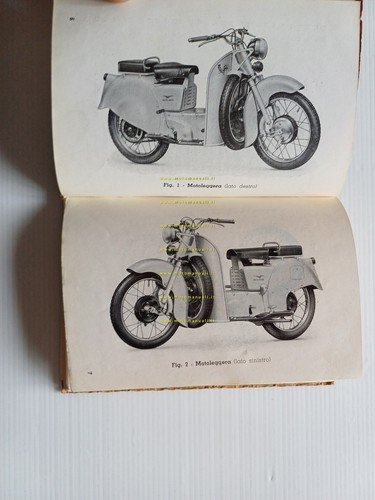 Moto Guzzi Galletto 160 1950 manuale uso manutenzione libretto ORIGINALE