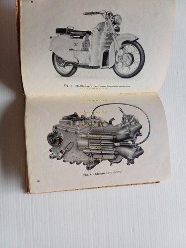 Moto Guzzi Galletto 160 1950 manuale uso manutenzione libretto ORIGINALE