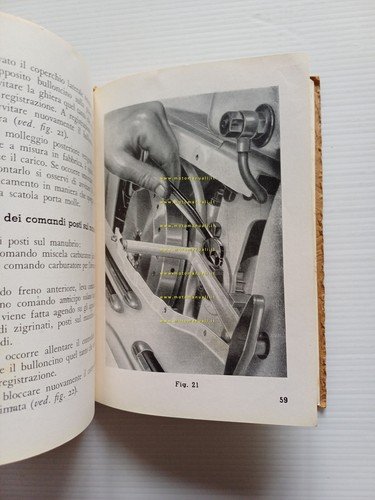 Moto Guzzi Galletto 160 1950 manuale uso manutenzione libretto ORIGINALE