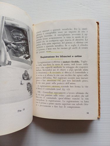 Moto Guzzi Galletto 160 1950 manuale uso manutenzione libretto ORIGINALE