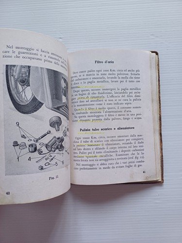 Moto Guzzi Galletto 160 1951 manuale uso manutenzione libretto ORIGINALE