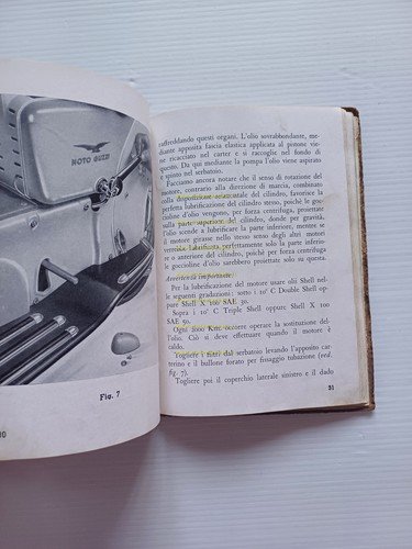 Moto Guzzi Galletto 160 1951 manuale uso manutenzione libretto ORIGINALE
