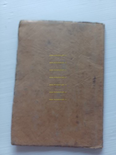 Moto Guzzi Galletto 160 1951 manuale uso manutenzione libretto ORIGINALE