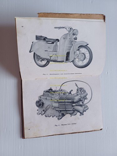 Moto Guzzi Galletto 160 1951 manuale uso manutenzione libretto ORIGINALE