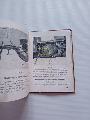 Moto Guzzi Galletto 160 1951 manuale uso manutenzione libretto ORIGINALE
