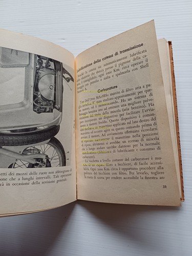 Moto Guzzi Galletto 175 1953 manuale uso manutenzione libretto ORIGINALE