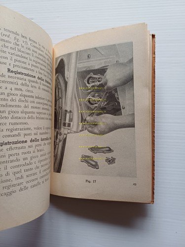 Moto Guzzi Galletto 175 1953 manuale uso manutenzione libretto ORIGINALE