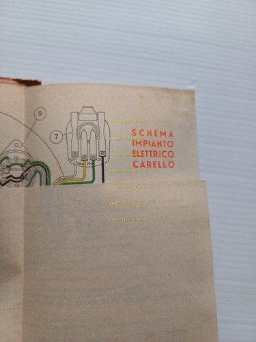 Moto Guzzi Galletto 175 1953 manuale uso manutenzione libretto ORIGINALE