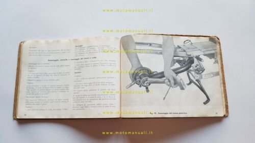 Moto Guzzi Galletto 175 1954 manuale officina originale