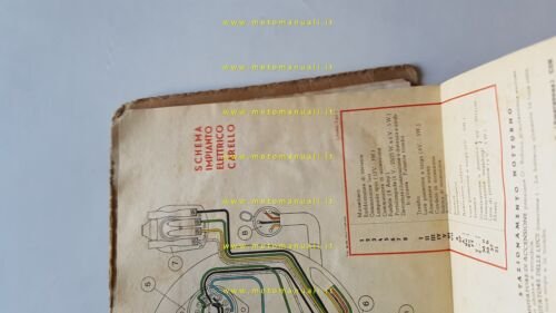 Moto Guzzi Galletto 175 1954 manuale officina originale